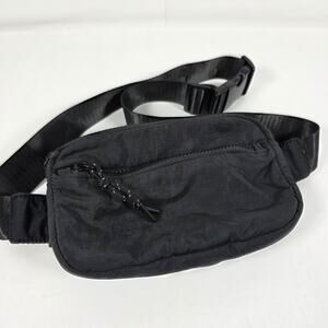 Unisex Mini Belt Bag Adjustable Strap Fanny Pack Running Traveling Hiking Black